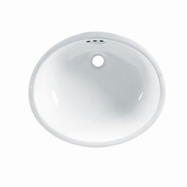 American Standard 9482.000 Ovalyn 16-3/4 Inch White Porcelain Undermount Sink
