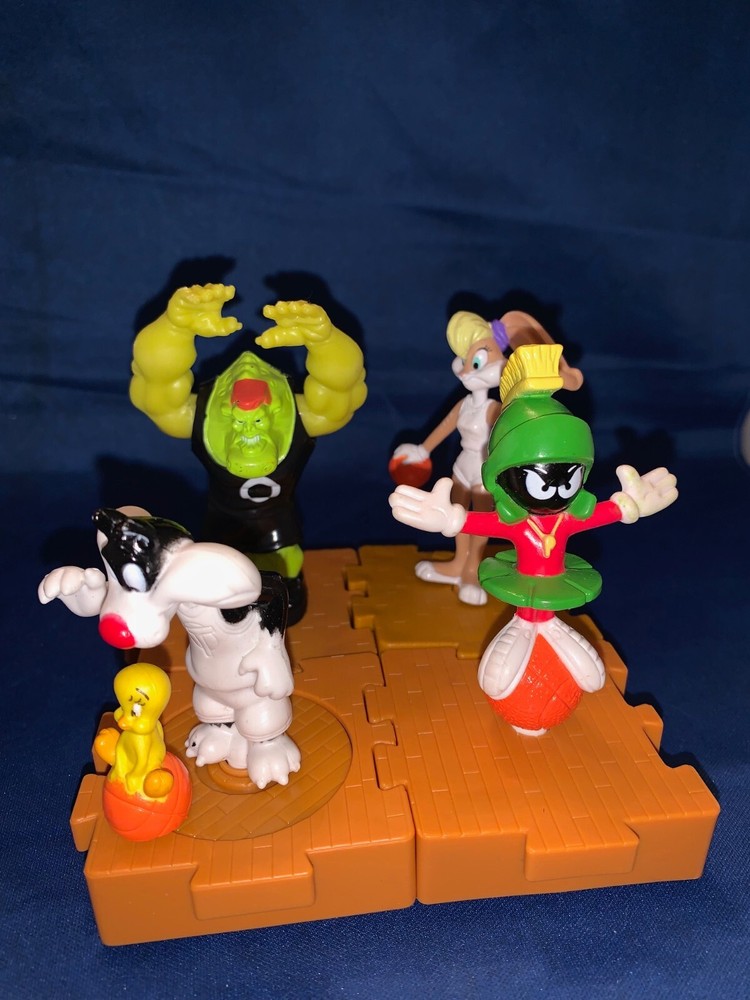 1995 Space Jam McDonald's Happy Meal Toy Set - 4 Rare Collectibles