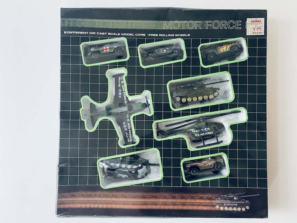 Motor Force US AIR FORCE 8 Die Cast Model Vehicles - FAST SHIPPING!
