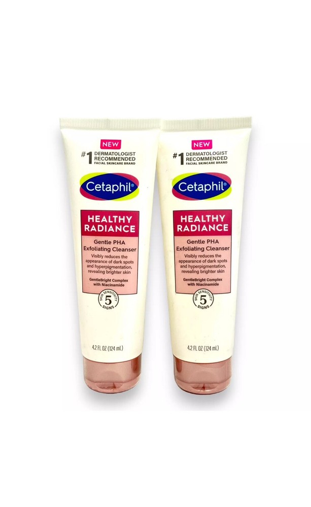 2  Cetaphil Healthy Radiance Gentle Exfoliating Cleanser Reduces Dark Spots