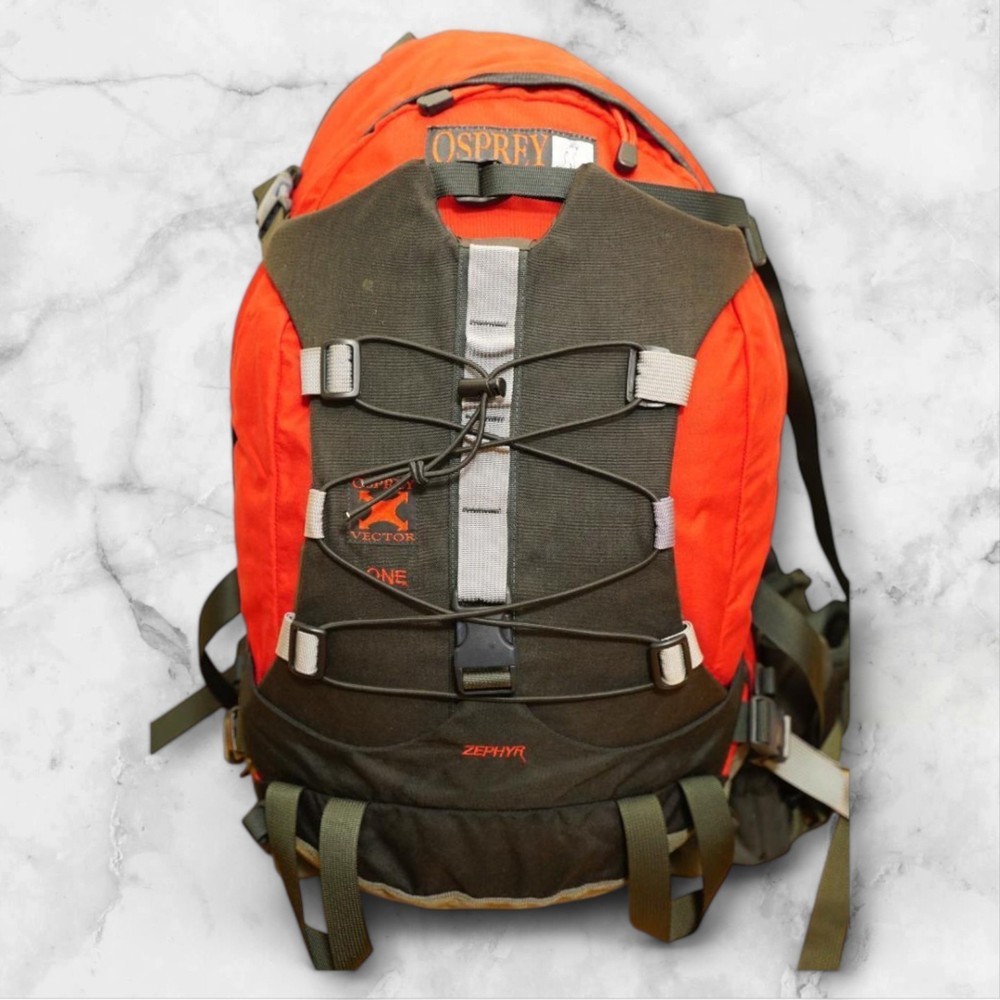 Osprey Zephyr Red S Hiking Backpack with Vintage Dolores Logo Pre-Owned