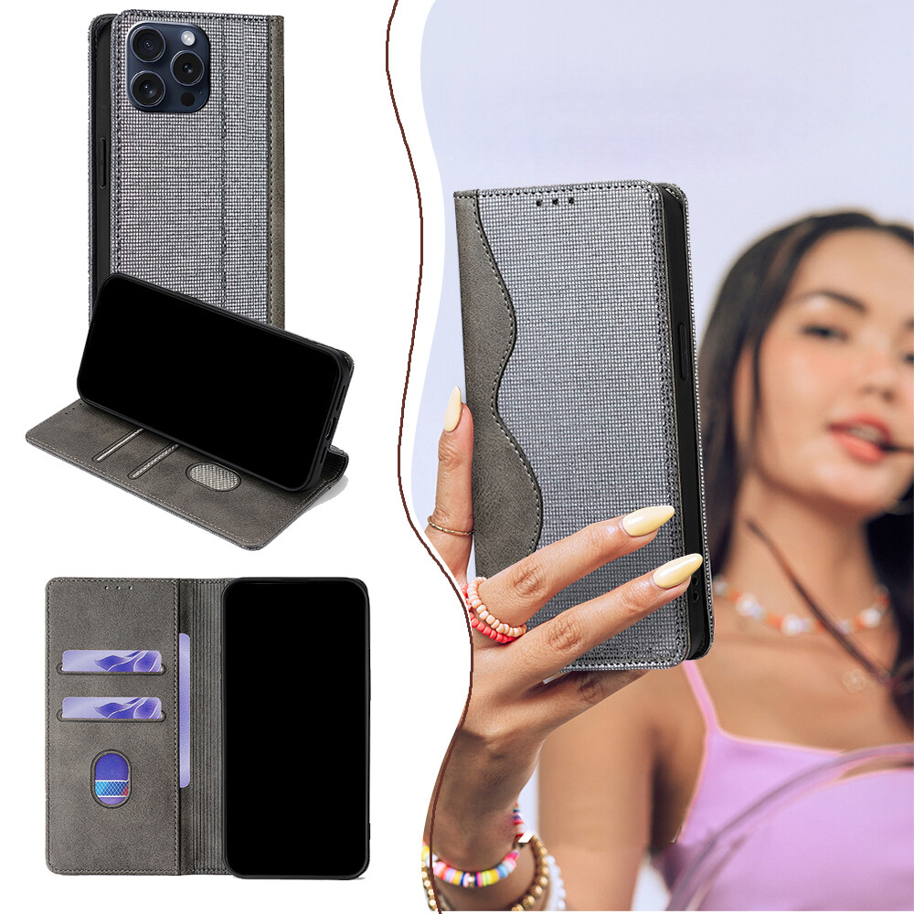 Premium Leather Kickstand Wallet Case for iPhone 15 16 Pro Max 14 13 12 11 XR