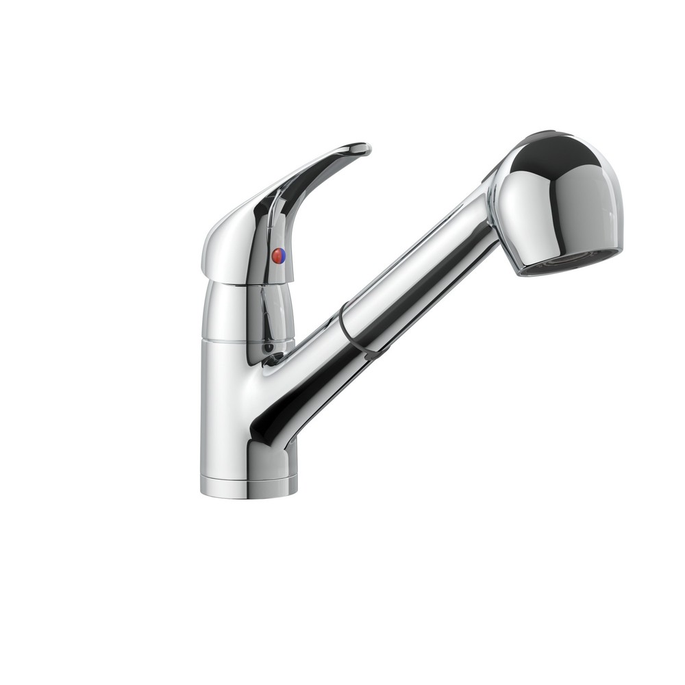 PROFLO PFXC5157 Chrome 1.5 GPM Single-Hole Pull-Out Kitchen Faucet
