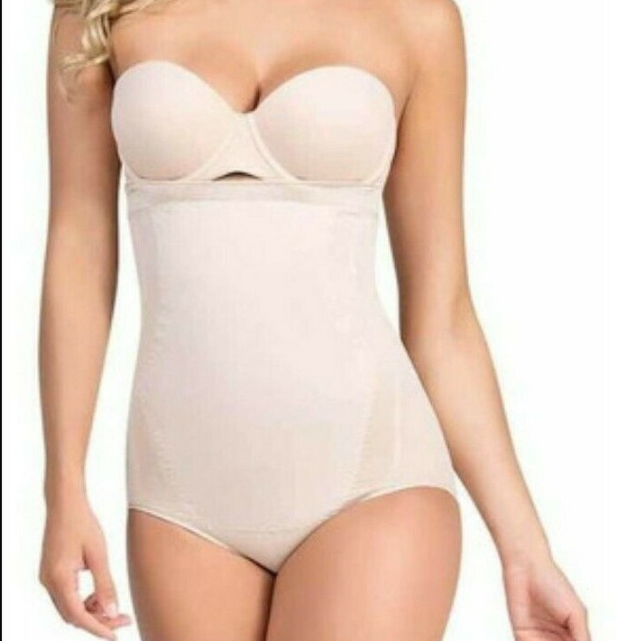 CYSM 1596 L Size Nude Thong Girdle for Abdomen Control