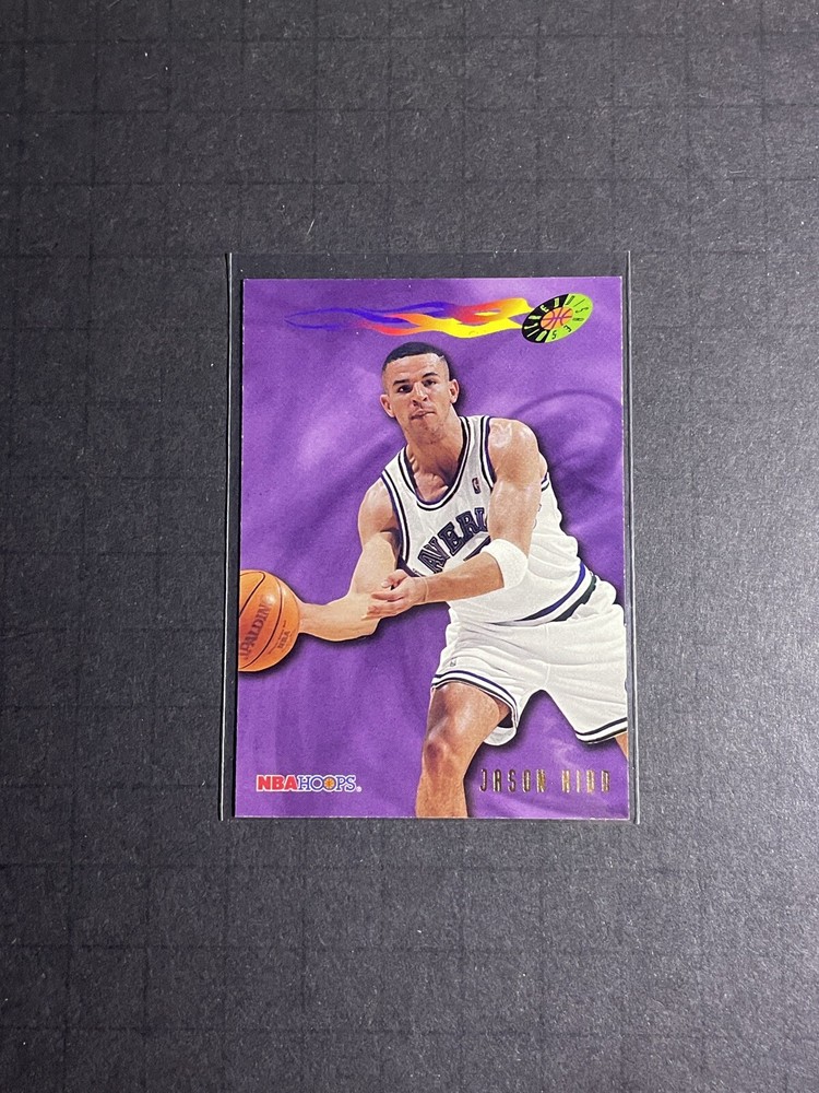1996-97 NBA Hoops Jason Kidd Wicked Dishes Card #390 - Dallas Mavericks