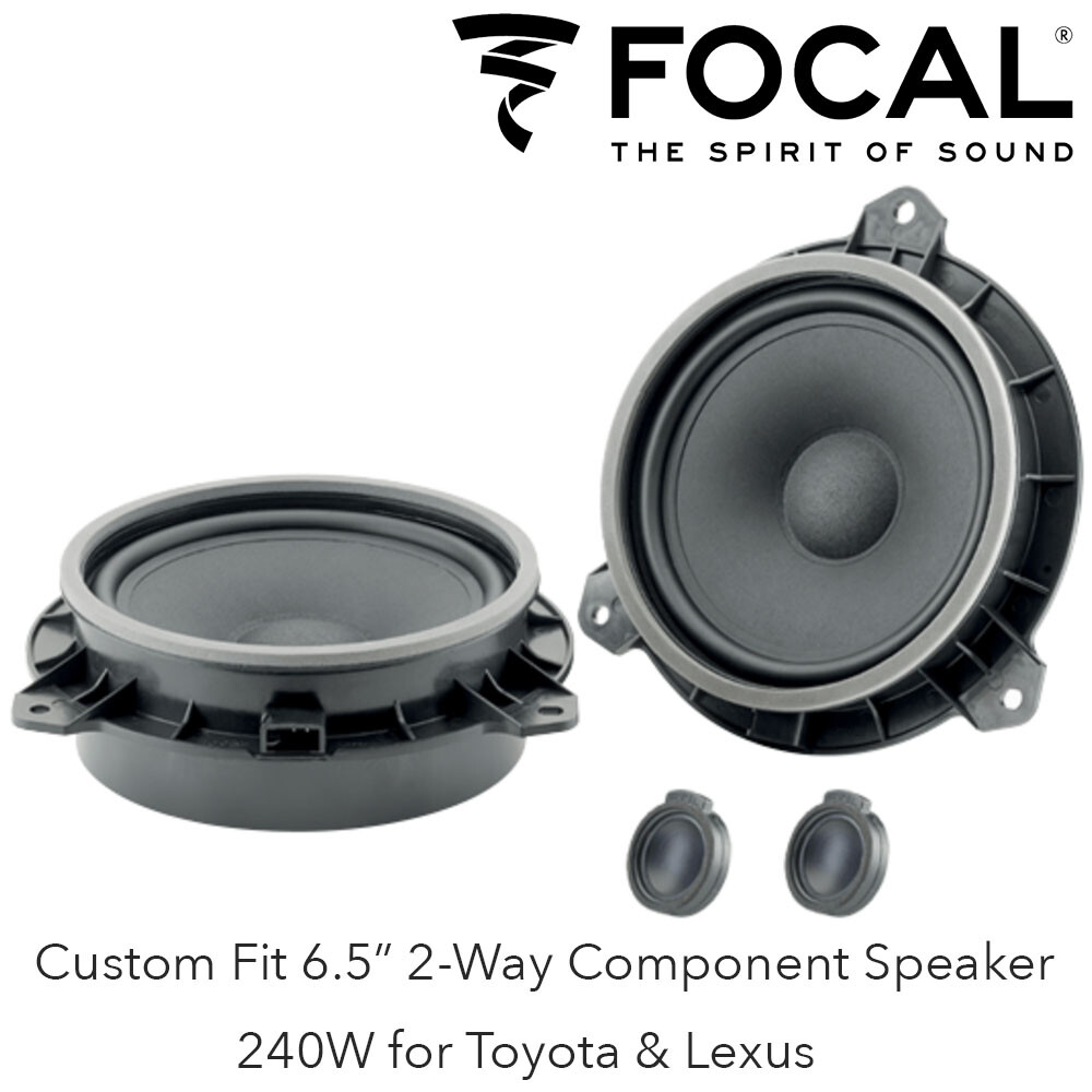 Focal ISTOY165 6.5 Inch 240W Toyota GR Yaris Upgrade Component Speakers-image