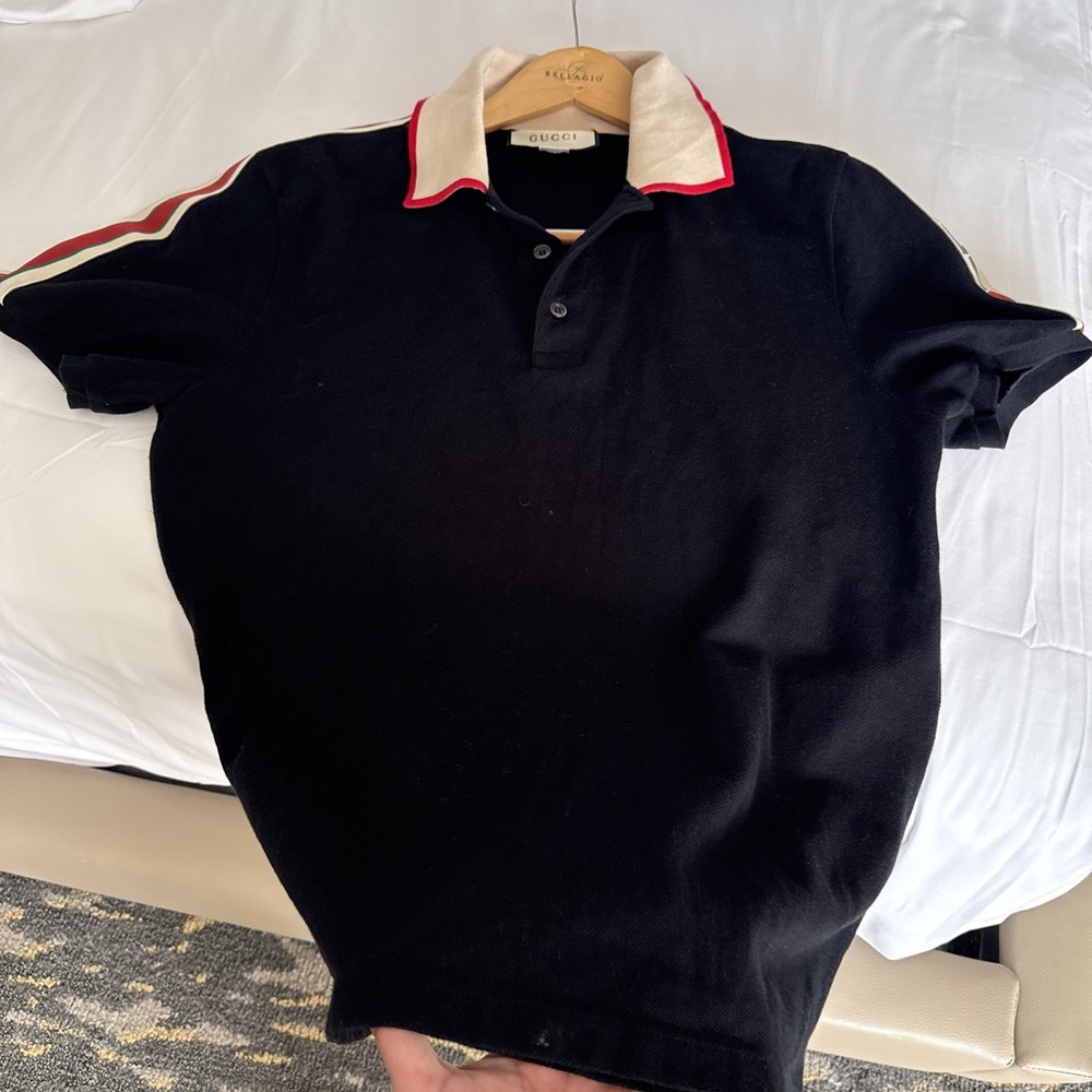 Gucci Strip Polo Tee