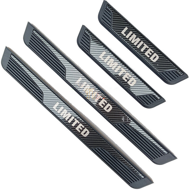 2023 Toyota Tacoma Limited Carbon Fiber Door Sill Scuff Plate Protector Cover