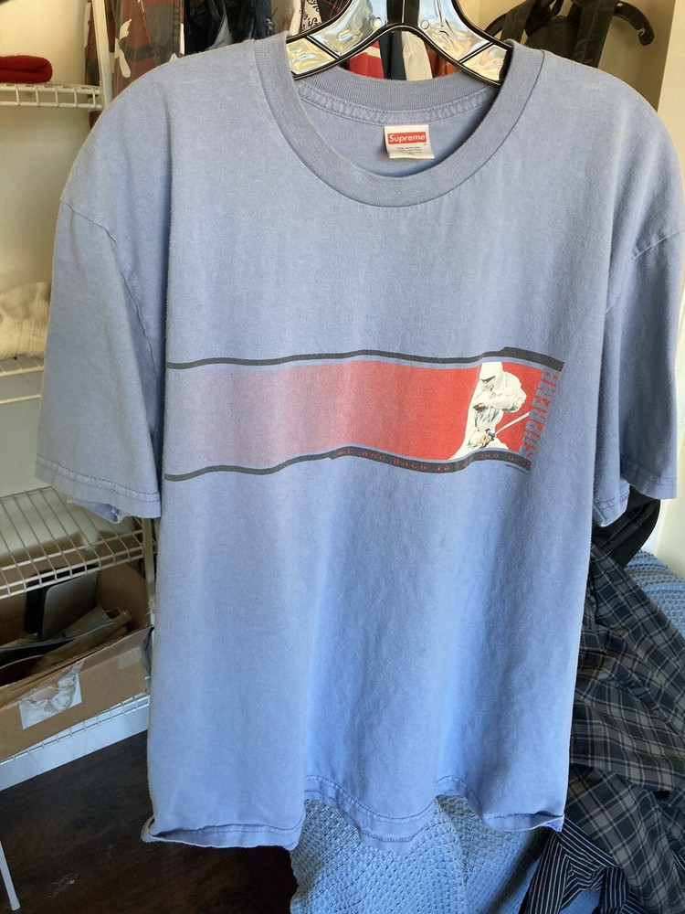 Supreme We’re Back Tee Shirt Light Blue