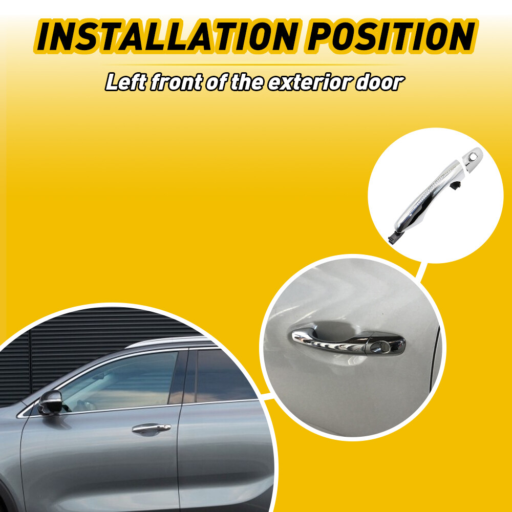 Nissan Sentra 2013-2016 Maxima Front Left Driver Side Exterior Door Handle 45549