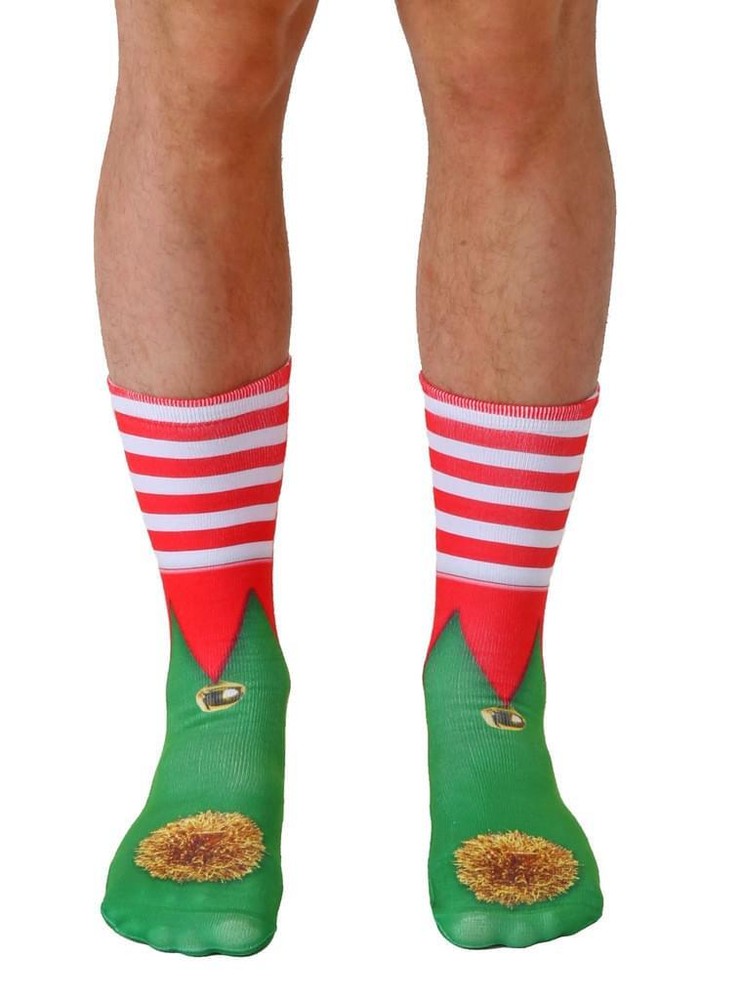 Unisex Elf Shoes Crew Socks