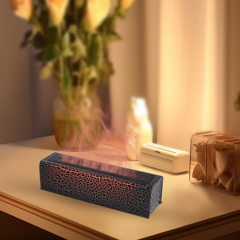 7 Color Black Flame Aromatherapy Essential Oil Diffuser 150ml