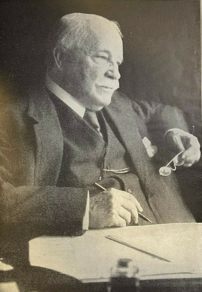 1909 Vintage Magazine Illustration Author William Dean Howells