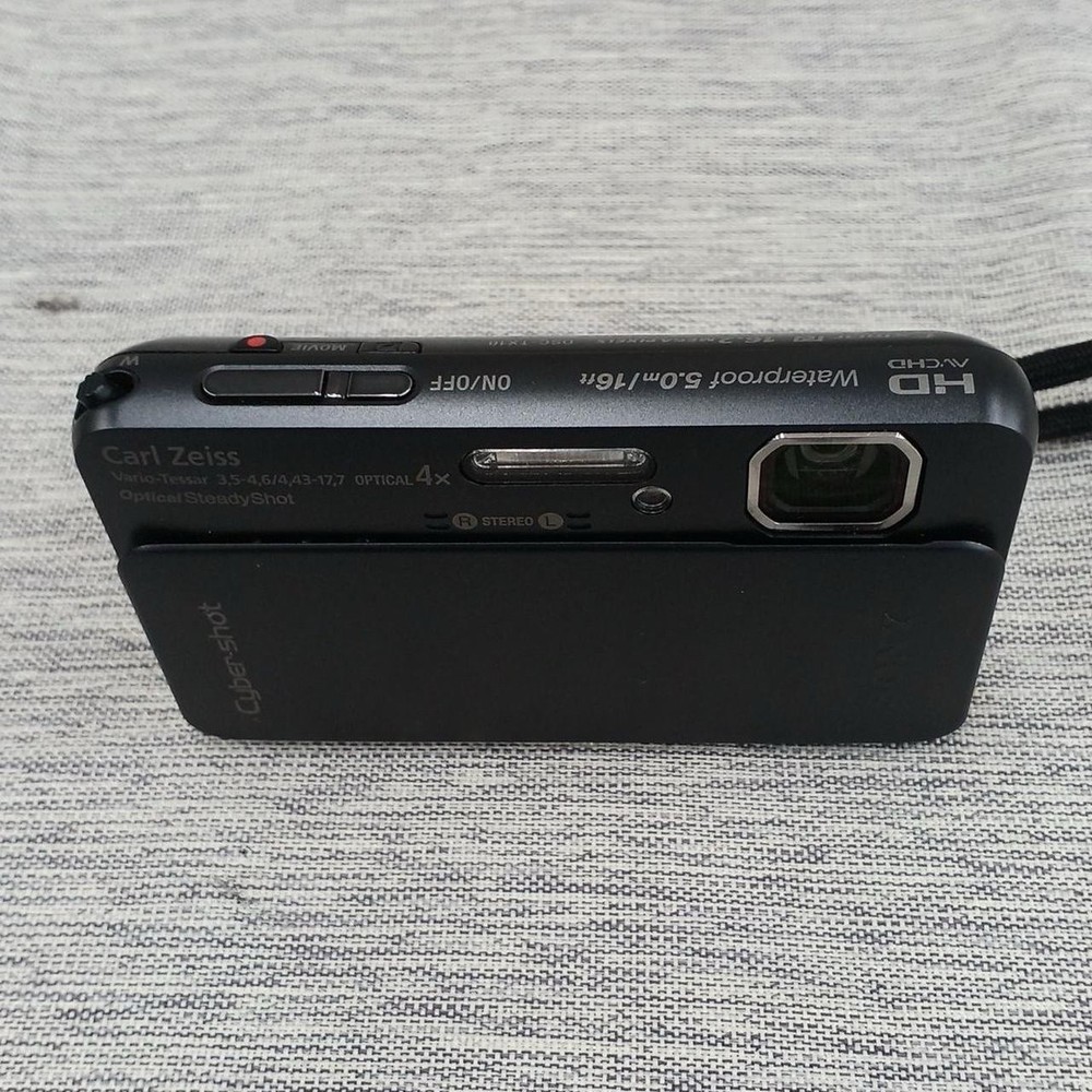 Sony Cyber-shot DSC-TX10 16.2MP Digital Camera in Black - Fully Tested & Working