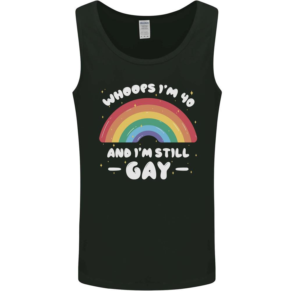 Im 40 And Im Still Gay LGBT Mens Vest Tank Top