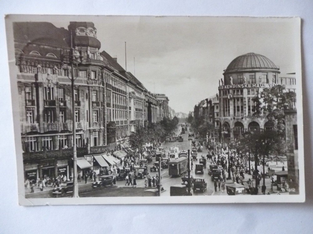 Postcard Berlin Potsdamer Platz Stresenmannstraße 1930s??