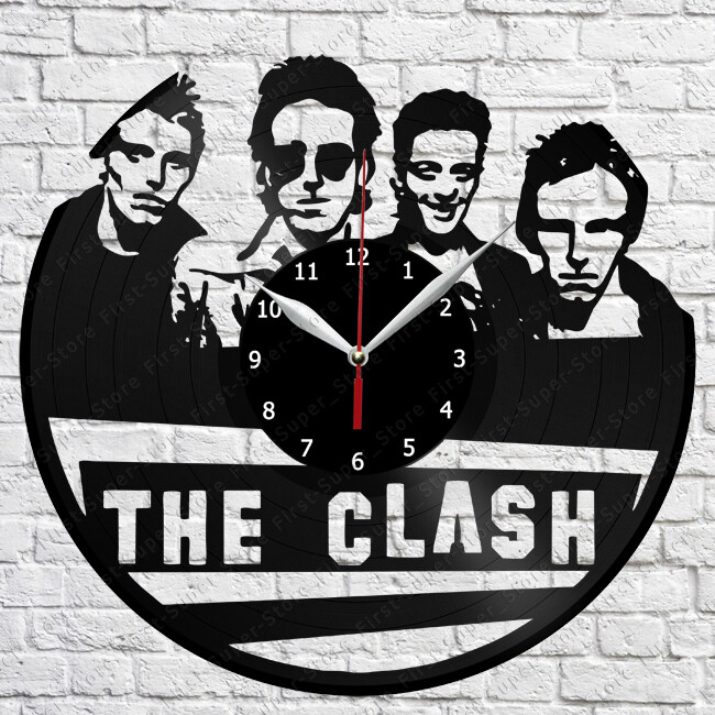 The Clash Vinyl Record Wall Clock ArtDecor Original Gift 12''30cm 2479
