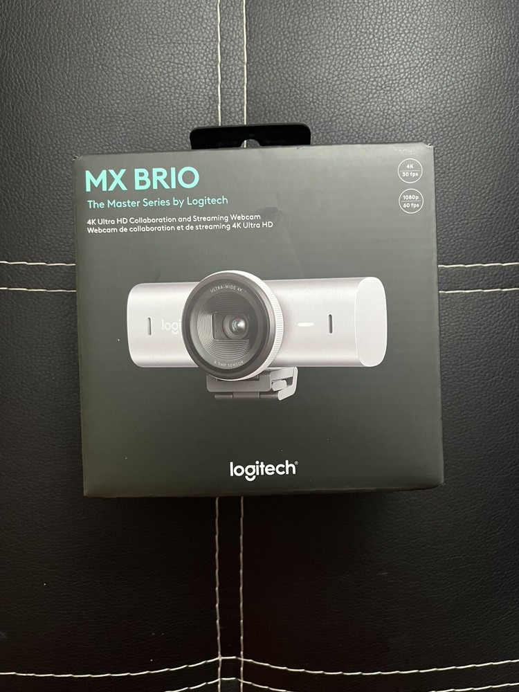 Logitech - MX Brio Ultra HD 4K Video Conference, Gaming and Streaming Webcam