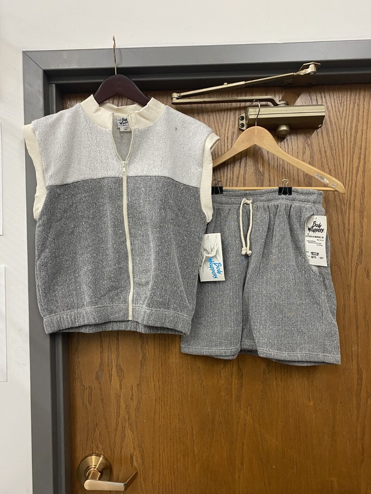 NWT! Fleece Vest and Shorts Set by Body Wrappers-Large