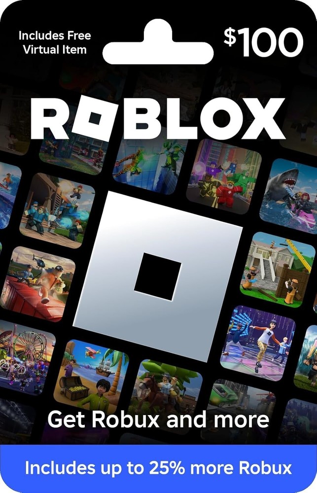 Roblox Gift Card [Includes Free Virtual Item] [Redeem Worldwide]Gaming card $100-image
