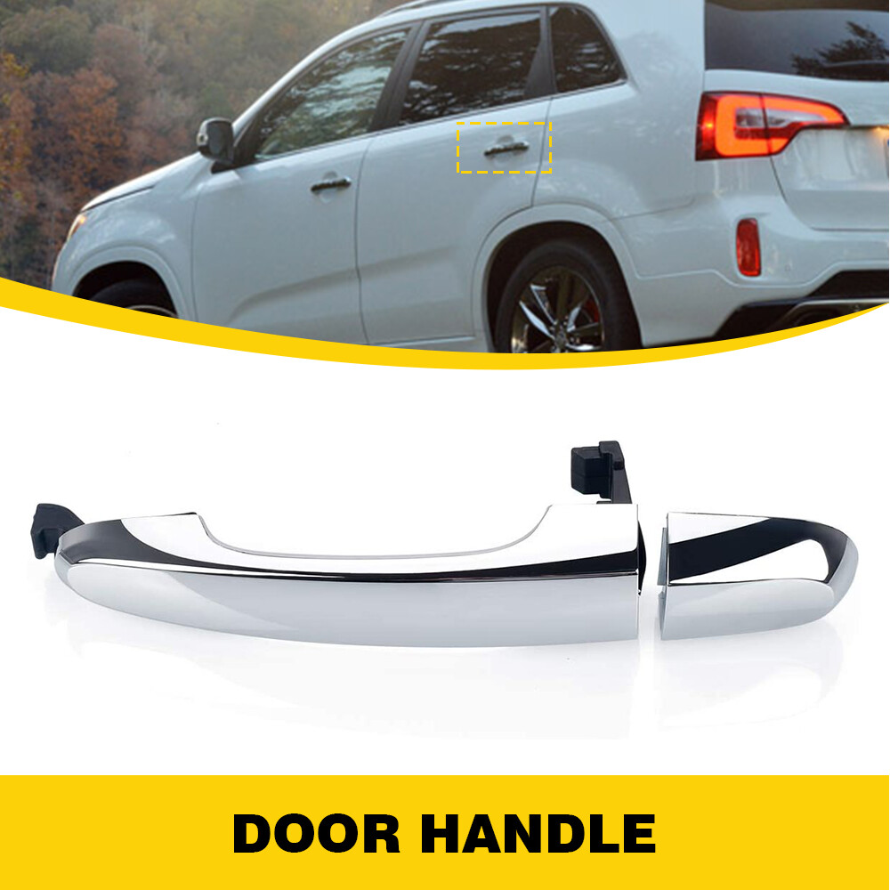Exterior Door Handle For 2011-2015 Kia Sorento Rear Left Side Driver LH Chrome S