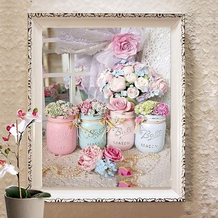 Diamond Painting for Kits Art DIY Adults Full Adults, Kit Drill Flowers Flower