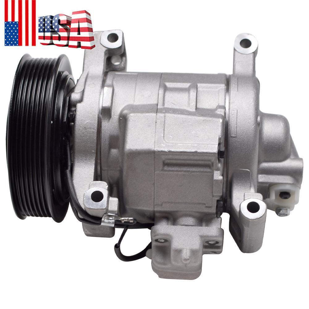 Air Conditioning Compressor For 08-12 Honda Accord L4 2.4L Sedan Coupe w/10SR15C
