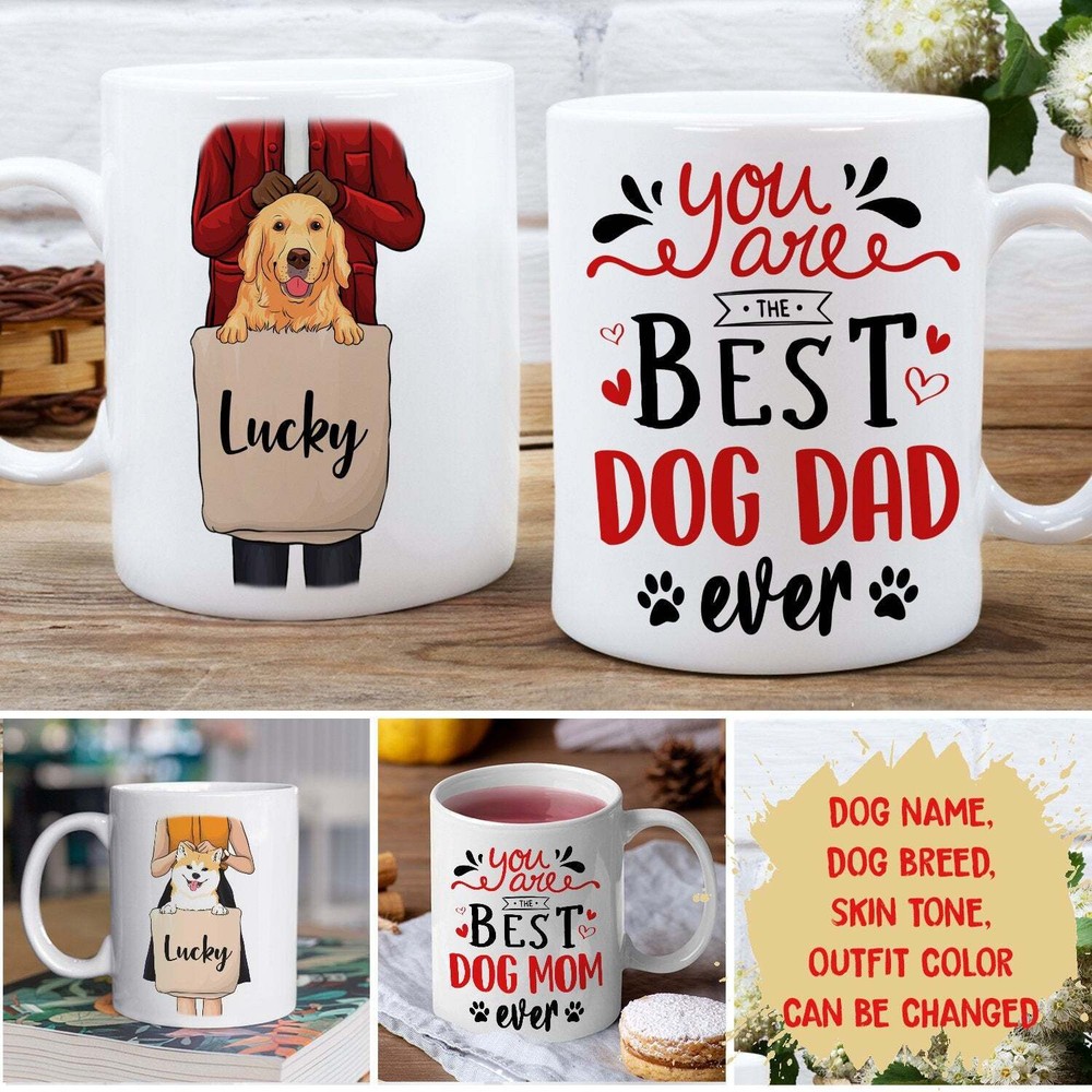 Best Dog Mom Personalized Mug Mug Cup Birthday Gift Personalized Coffee Mug