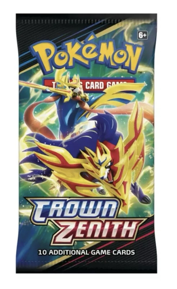 Pokemon TCG Sword and Shield Crown Zenith 10 Card Booster Pack
