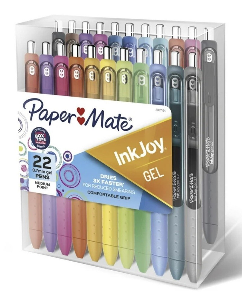 Papermate Multicolor inkjoy Gel Pens 0.7mm Medium Point 30 Count