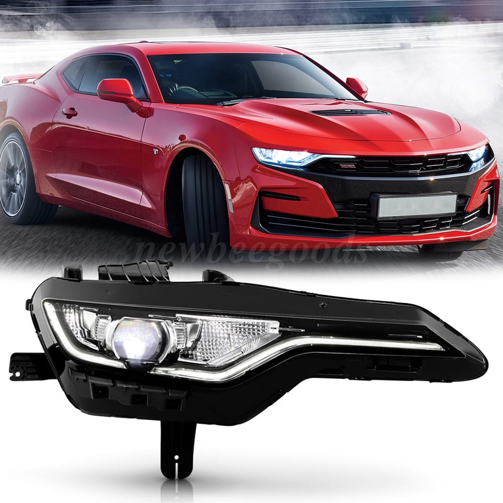 Right Passenger Headlight For 2019-2024 Chevrolet Chevy Camaro SS RS Head Lamp