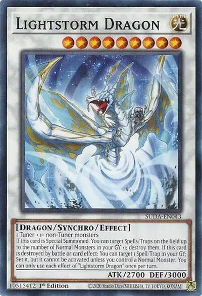 Lightstorm Dragon 1st Ed NM Eng YuGiOh Supreme Darkness