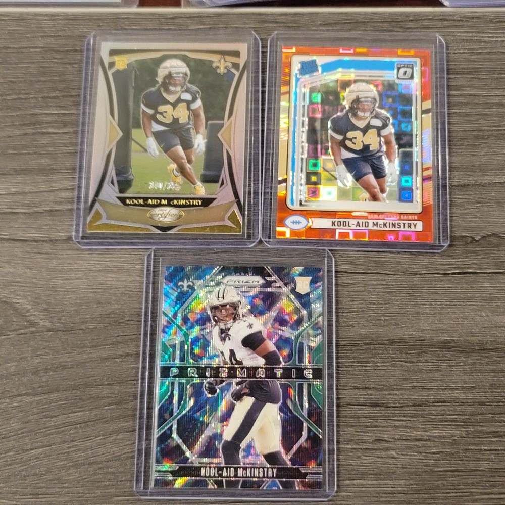 Kool-Aid McKinstry RC Lot Certified 350 Donruss Optic Red Pandora Prizmatic Football Card