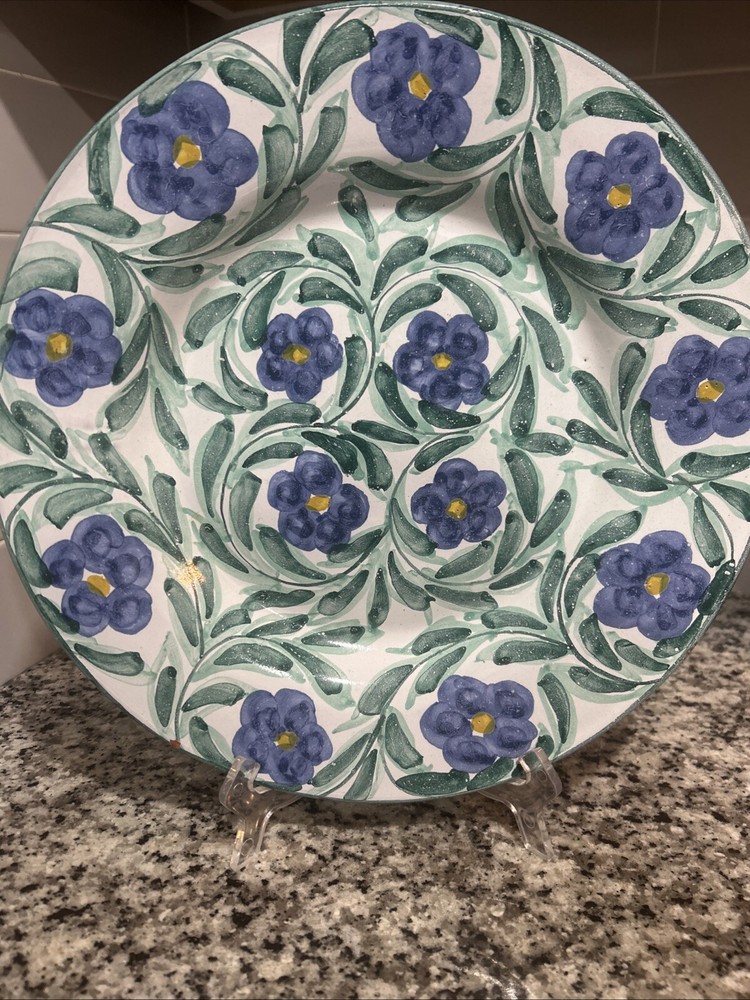 Porches Algarve hand formed and painted Portuguese large platter