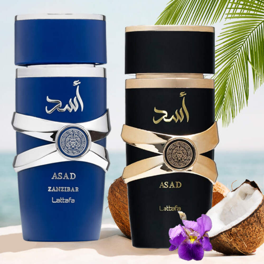 Lattafa Asad Men's Perfume Combo Asad Black & Asad Zanzibar 100 ML Best Price