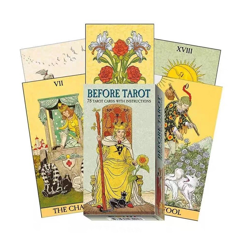 Before Tarot Deck – 78-Card Oracle Divination Set Preceding the Classic