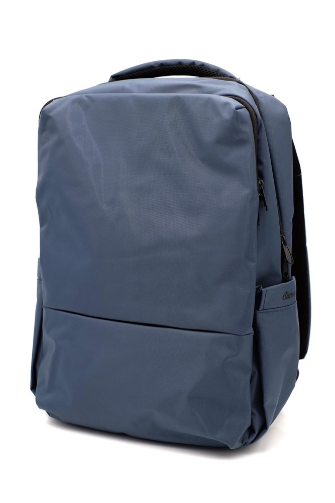 Sleek 20L Slate Blue Laptop Backpack for Work & Travel by Manning