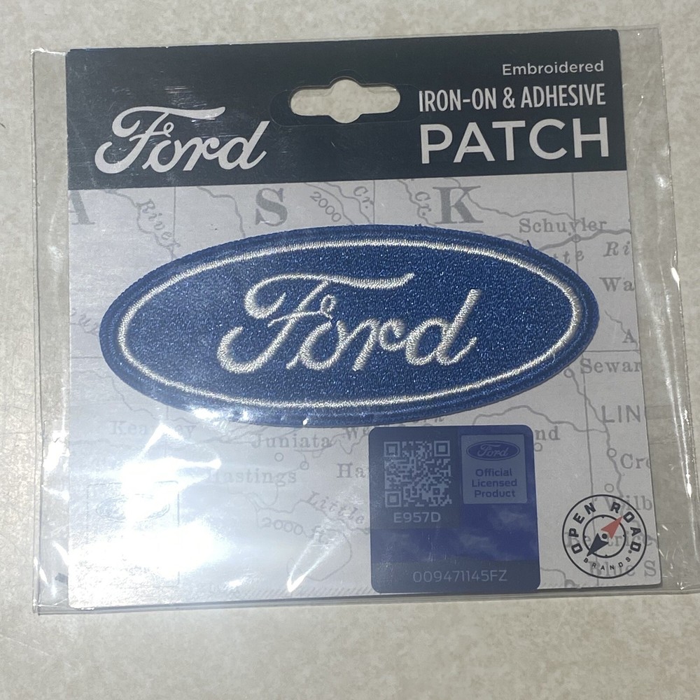 Ford Logo: Embroidered 3
