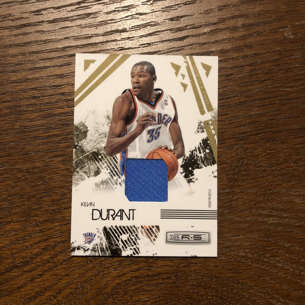 kevin durant 2009-10 Panini Rookies & Stars Gold Materials Jersey #d 140/250