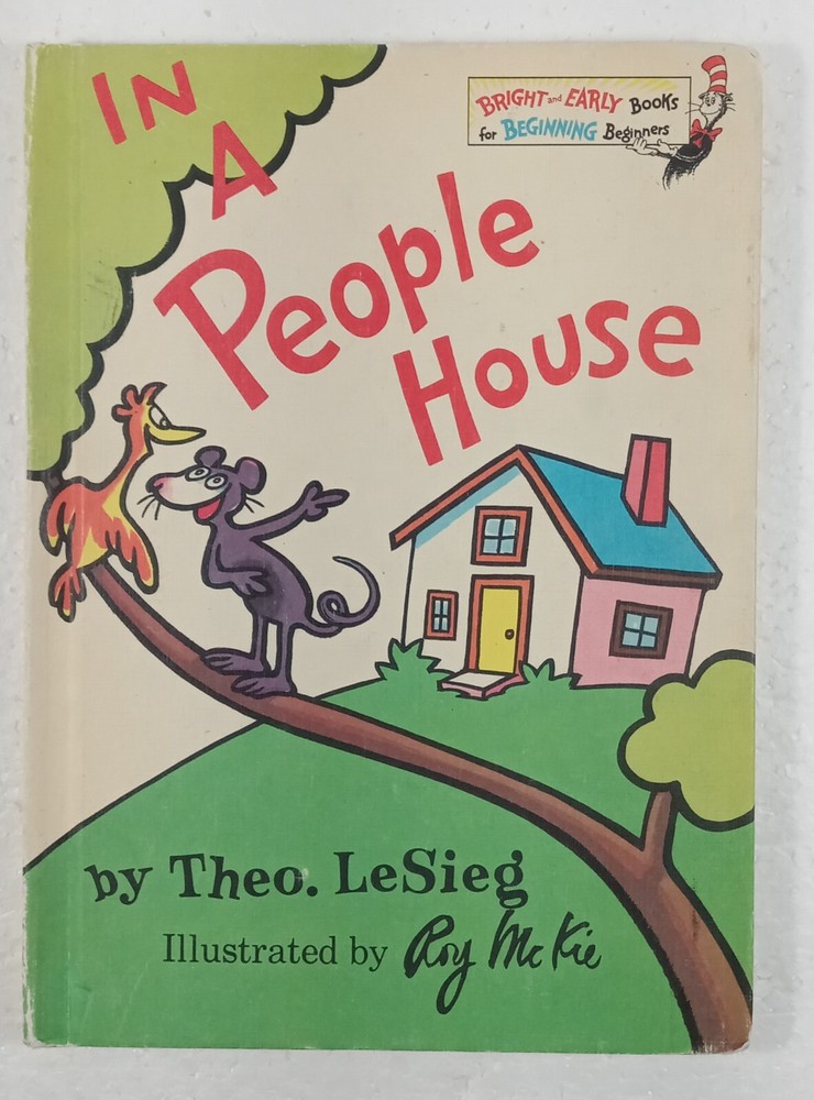 In A People House Theo LeSieg Roy McKie 1st Printing 1972 Read Description