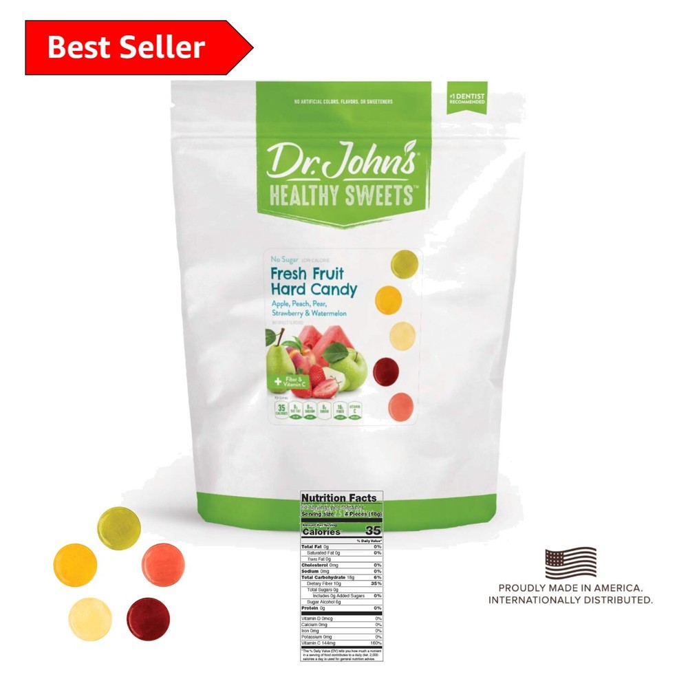 Delicious Vegan and Gluten-Free Hard Candy, 2.5LB Pack - Sugar Free Indulgence