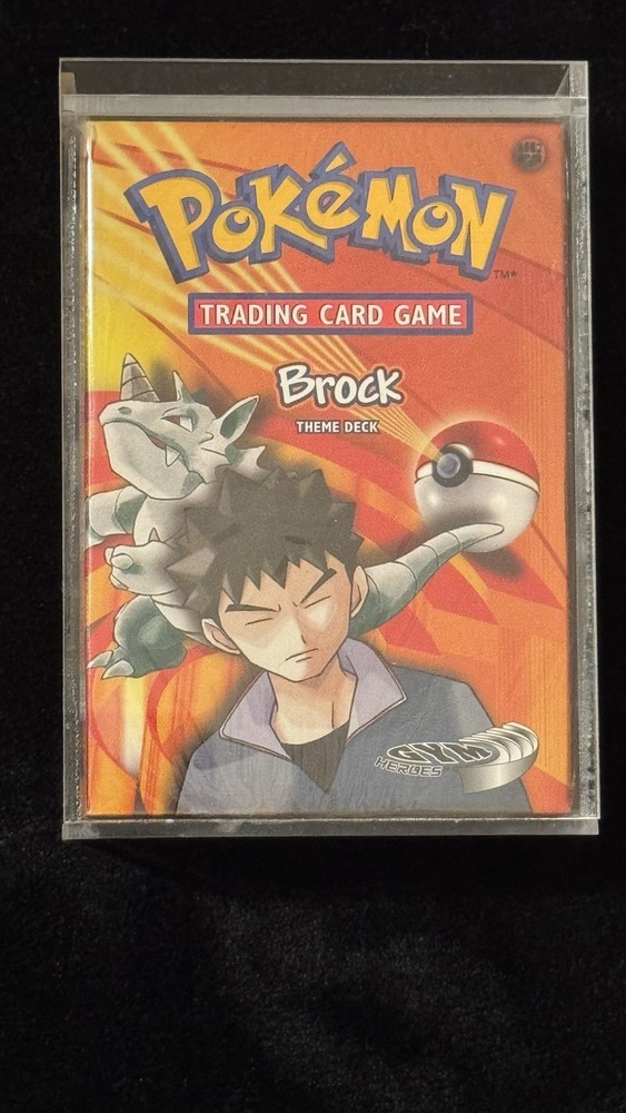 Pokémon Gym Heroes Brock Theme Deck Sealed Wizards of the Coast 2000