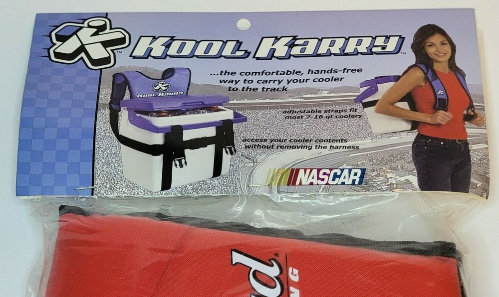 Dale Earnhardt Jr NASCAR Bud Racing Backpack Cooler with Kool Karry Holder