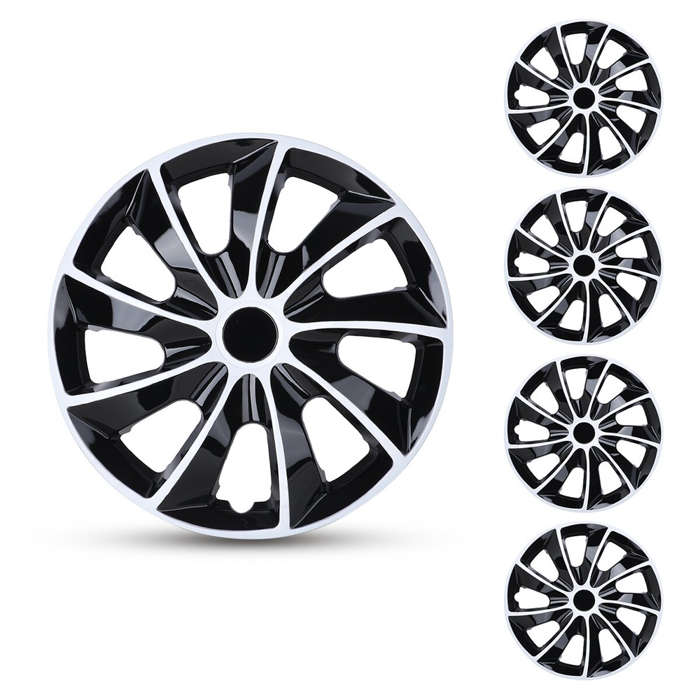 4PCS 17-Inch Universal Full Rim Hub Caps for R17 Steel Wheels