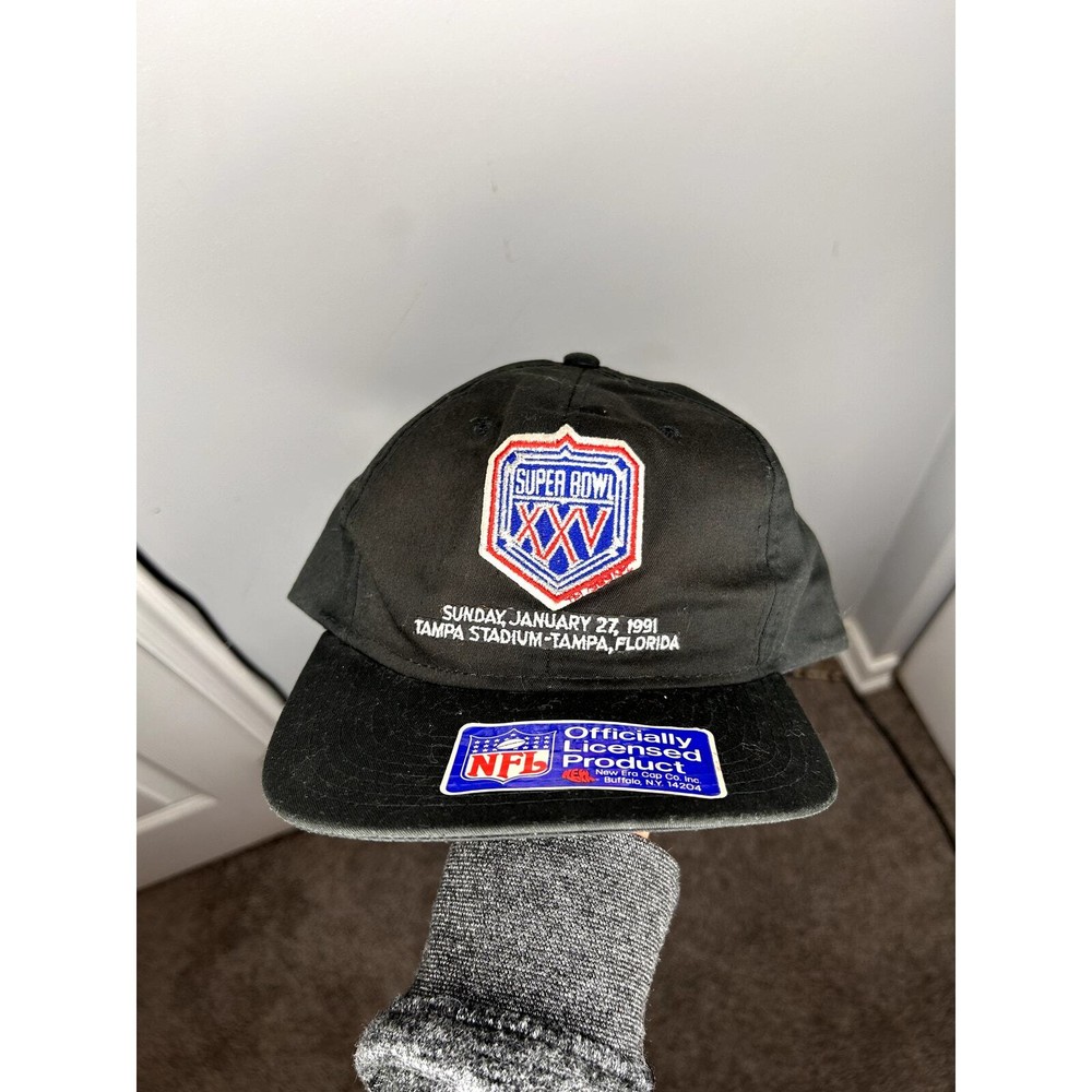 Vintage 90s New Era NFL Super Bowl XXV Snapback Hat Size Adjustable