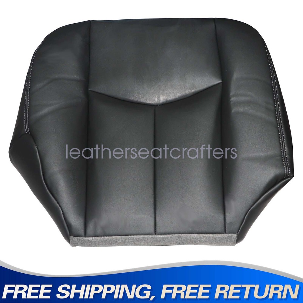 For 2003 2004 2005 Chevy Silverado GMC Sierra Driver Bottom Seat Cover Gray 692