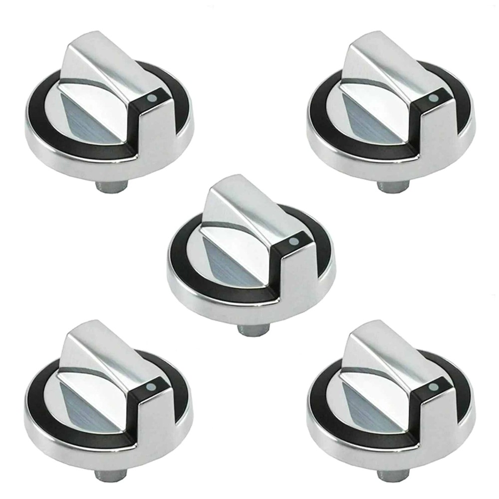 5pcs Whirlpool Range Oven Burner Control Knobs W10284885 Replacement