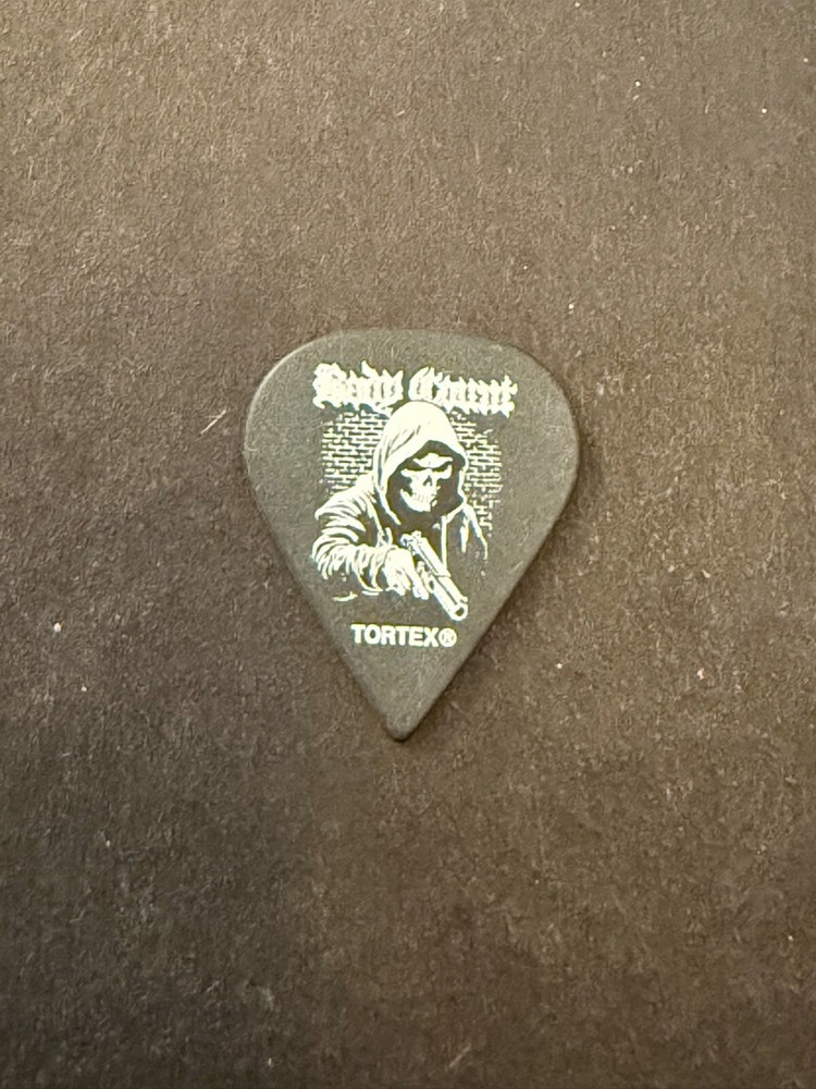 guitar pick collection - BODY COUNT. ERNIE C. MERCILESS 2024. PORTRAIT. BLACK.