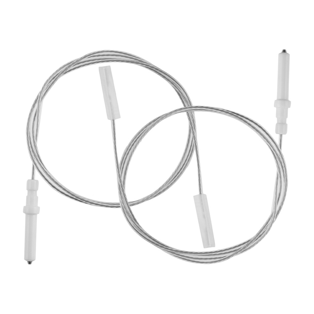 2Pc Gas Cooktop Stove Igniter Electrode Spark Plug 900mm Wire Cooker Replacement