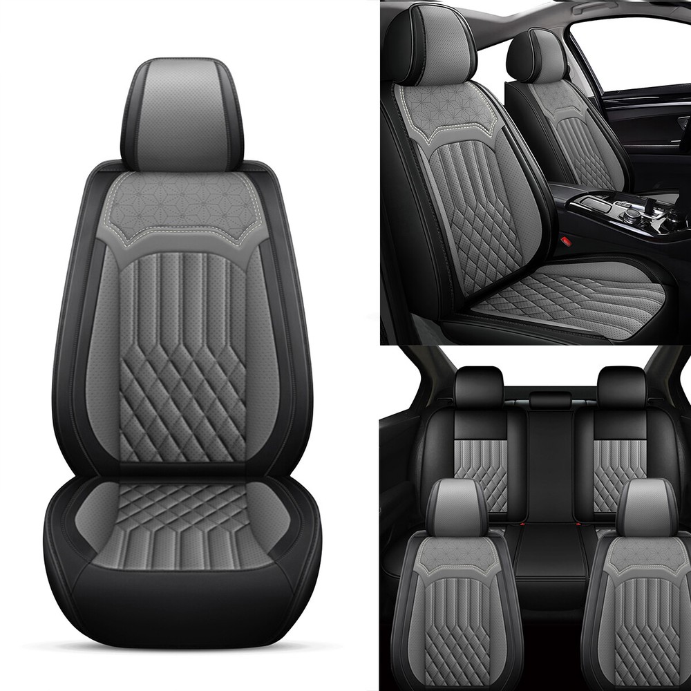Faux Leather Car Seat Covers Full Set For Mitsubishi Outlander Sport 2011-2024
